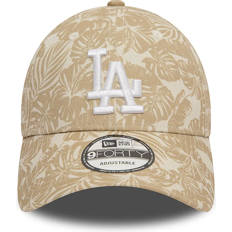 brun-bojd-justerbar-keps-9forty-summer-all-over-print-fran-los-angeles-dodgers-mlb-av-new-era