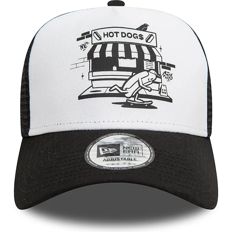 kepsar-curva-svart-snapback-a-frame-graphic-fran-hot-dog-new-york-av-new-era