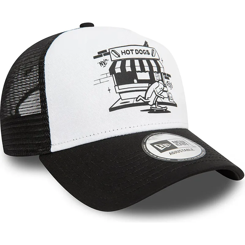 kepsar-curva-svart-snapback-a-frame-graphic-fran-hot-dog-new-york-av-new-era