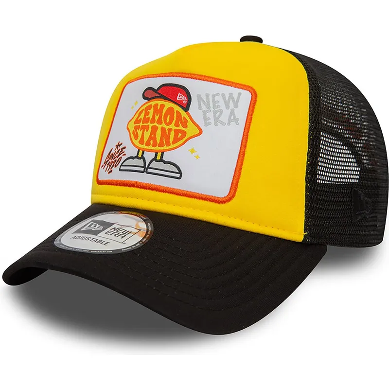 kepsar-curva-gul-snapback-a-frame-av-new-era