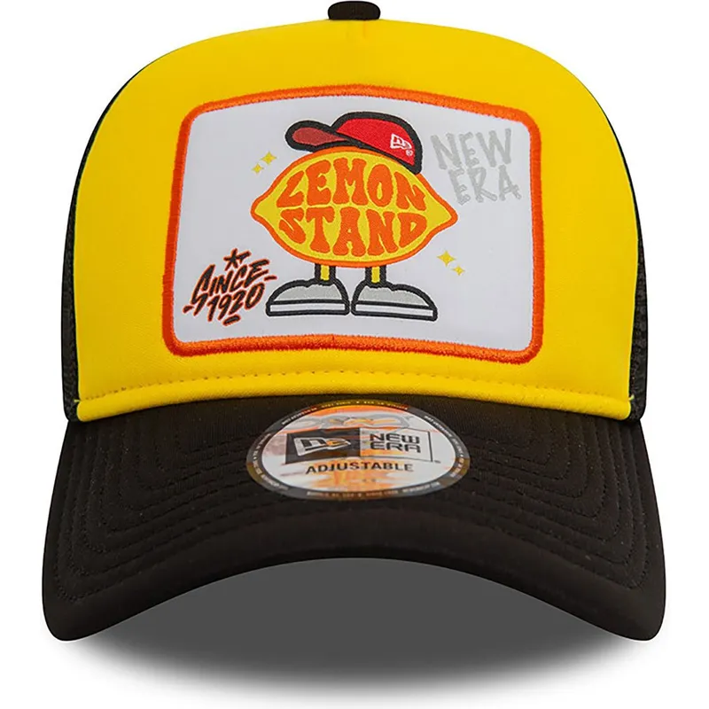 kepsar-curva-gul-snapback-a-frame-av-new-era