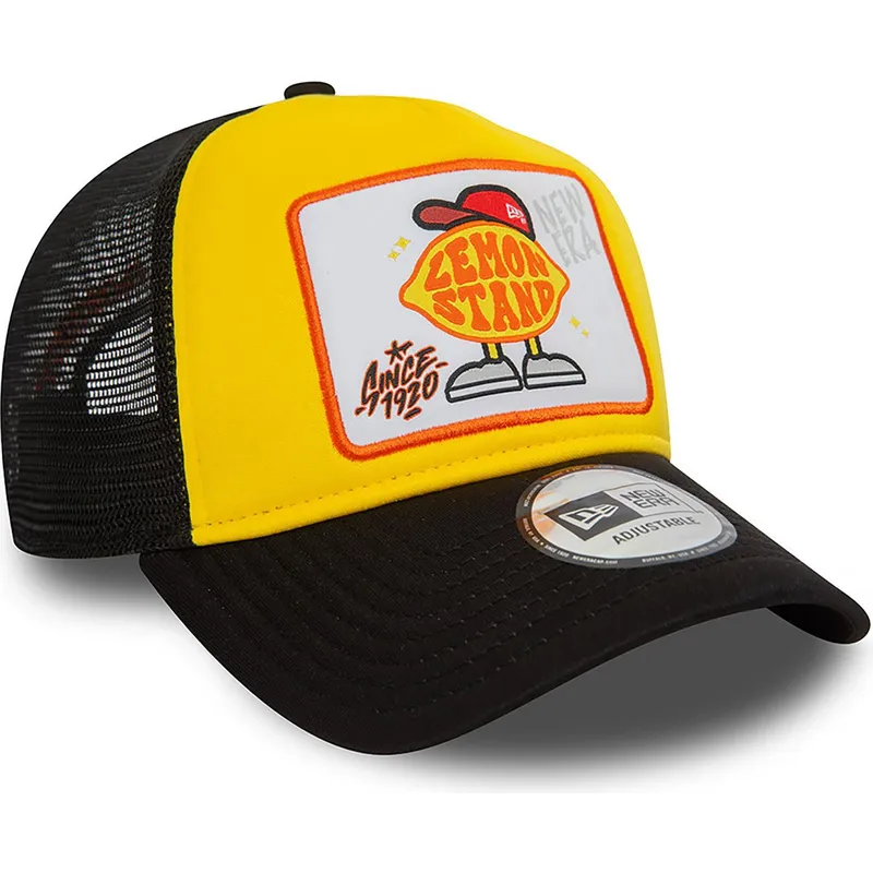 kepsar-curva-gul-snapback-a-frame-av-new-era
