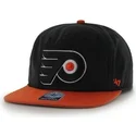 kepsar-plana-svart-snapback-fran-philadelphia-flyers-nhl-av-47-brand