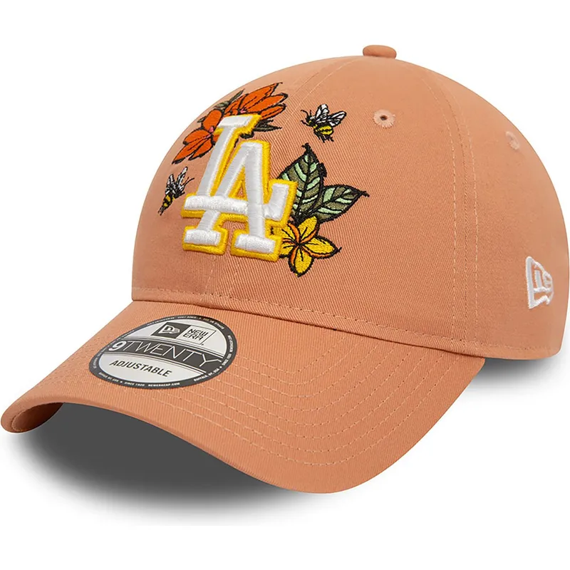 kepsar-curva-brun-justerbart-band-9twenty-floral-fran-los-angeles-dodgers-mlb-av-new-era
