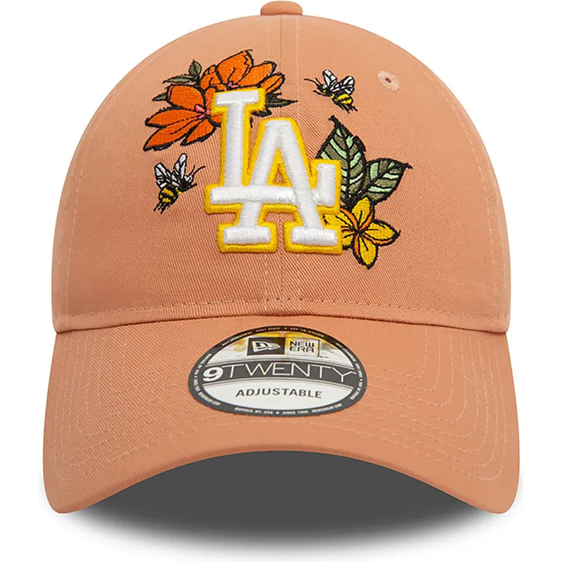 kepsar-curva-brun-justerbart-band-9twenty-floral-fran-los-angeles-dodgers-mlb-av-new-era