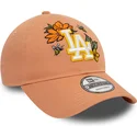 kepsar-curva-brun-justerbart-band-9twenty-floral-fran-los-angeles-dodgers-mlb-av-new-era