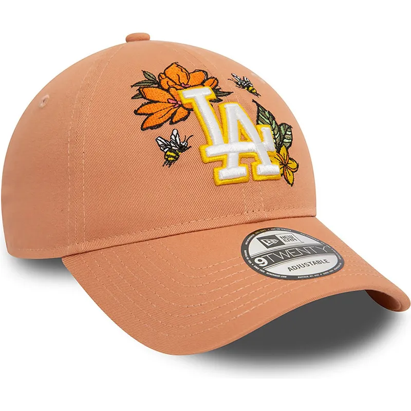 kepsar-curva-brun-justerbart-band-9twenty-floral-fran-los-angeles-dodgers-mlb-av-new-era