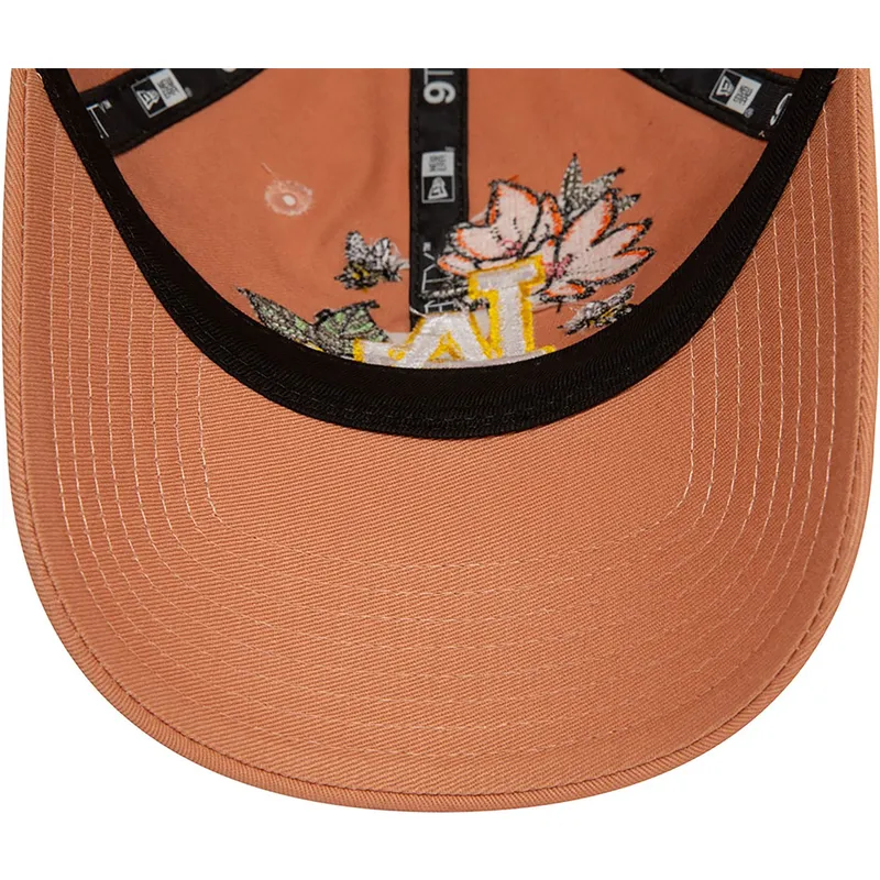 kepsar-curva-brun-justerbart-band-9twenty-floral-fran-los-angeles-dodgers-mlb-av-new-era