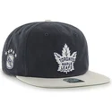 svart-platt-snapback-keps-toronto-maple-leafs-nhl-fran-47-brand