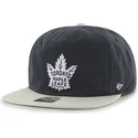 svart-platt-snapback-keps-toronto-maple-leafs-nhl-fran-47-brand