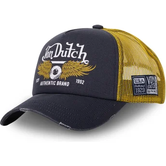 von-dutch-crew14-gra-och-gul-truckerkeps