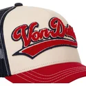 gorra-trucker-beige-azul-marino-y-roja-bas-de-von-dutch