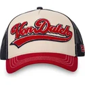 truckerkeps-beige-marinbla-och-rod-bas-fran-von-dutch