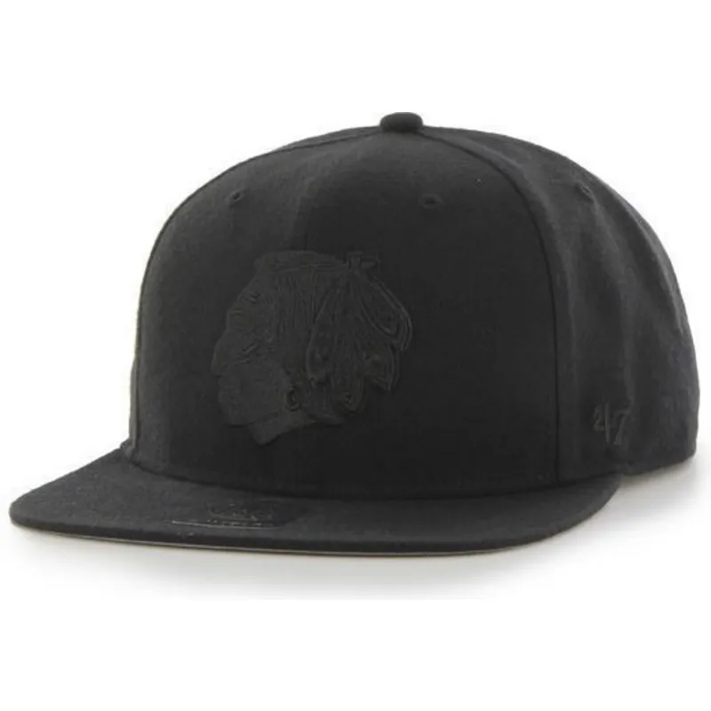 kepsar-plana-svart-snapback-fran-chicago-blackhawks-nhl-av-47-brand kepsar-plana-svart-snapback-fran-chicago-blackhawks-nhl-av-47-brand