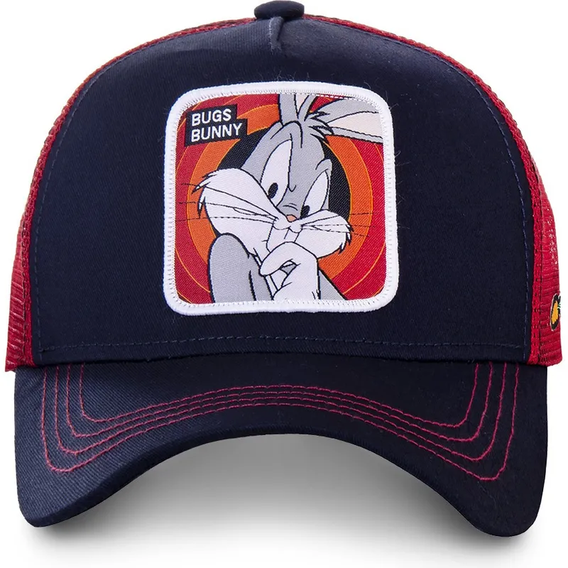 morkbla-och-rod-truckerkeps-bugs-bunny-bun5-looney-tunes-fran-capslab