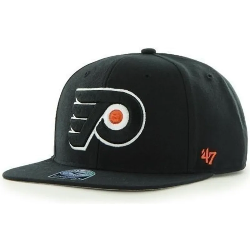 kepsar-plana-svart-snapback-fran-philadelphia-flyers-nhl-av-47-brand