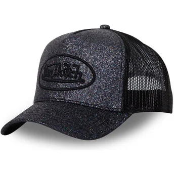 Svart GLITTER NR truckerkeps från Von Dutch