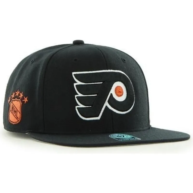 kepsar-plana-svart-snapback-fran-philadelphia-flyers-nhl-av-47-brand