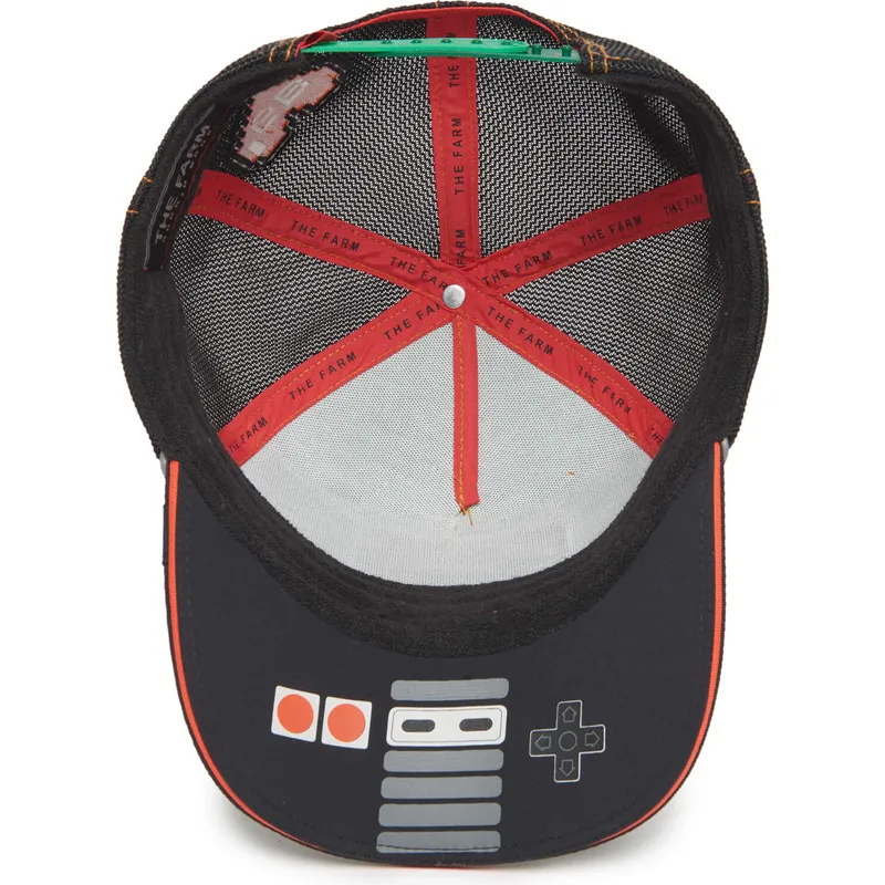 gron-och-svart-trucker-keps-krokodil-trouble-32-in-twenty-insert-coin-vol2-the-farm-fran-goorin-bros