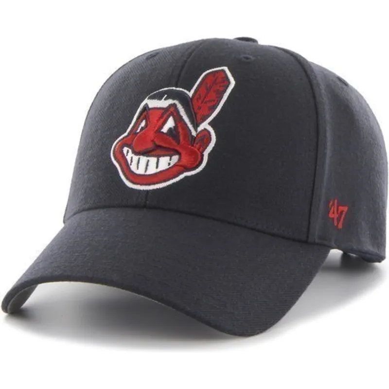 kepsar-curva-marinbla-justerbart-band-fran-cleveland-indians-mlb-av-47-brand