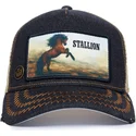svart-och-beige-trucker-keps-hast-stallion-model-no-5741110n-rodeo-the-farm-fran-goorin-bros