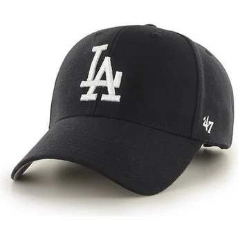 Svart kurvad keps Los Angeles Dodgers MLB från 47 Brand
