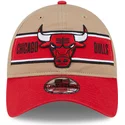 gorra-curva-marron-y-roja-ajustable-9twenty-draft-2024-de-chicago-bulls-nba-de-new-era