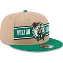 boston-celtics-nba-new-era-brun-och-gron-platt-skarm-snapback-9fifty-draft-2024-keps