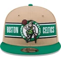 boston-celtics-nba-new-era-brun-och-gron-platt-skarm-snapback-9fifty-draft-2024-keps