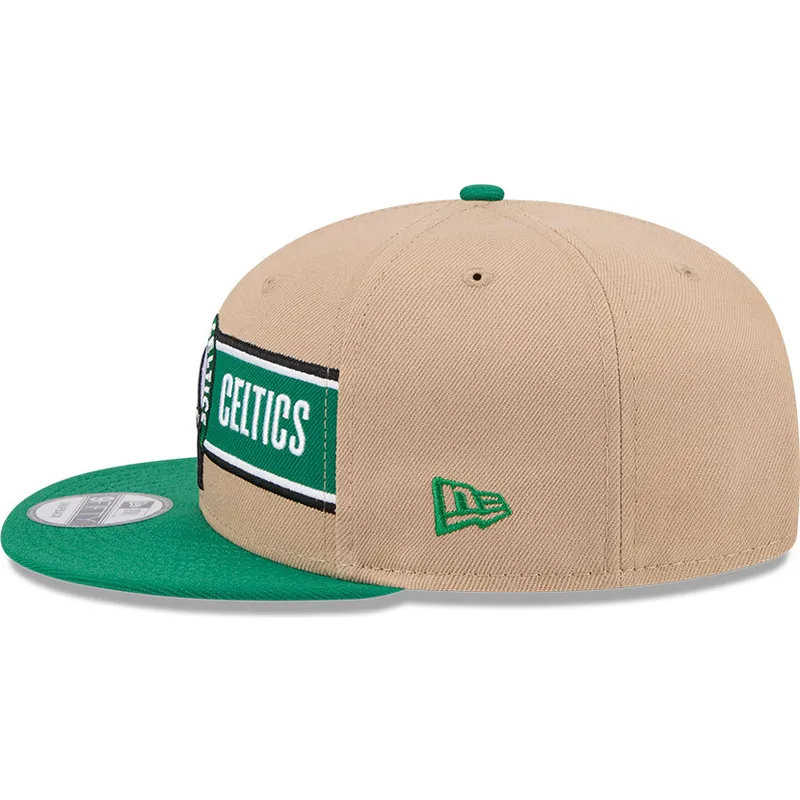 brun-och-gron-platt-keps-snapback-9fifty-draft-2024-fran-boston-celtics-nba-av-new-era