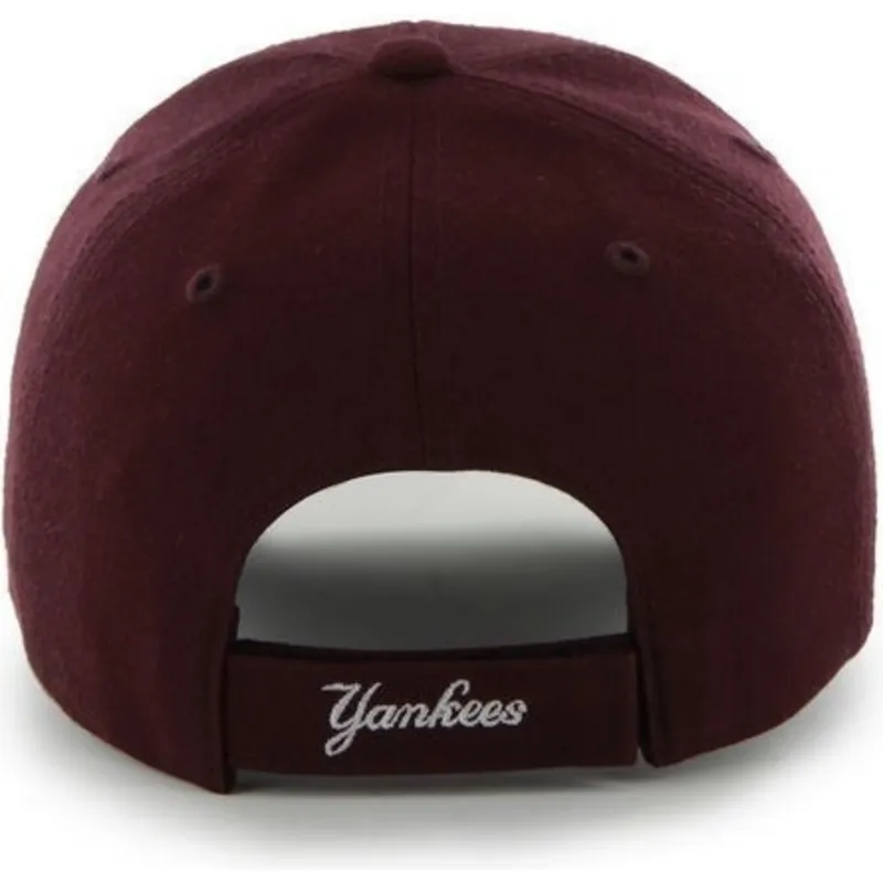 kepsar-curva-rod-justerbart-band-granate-fran-new-york-yankees-mlb-av-47-brand
