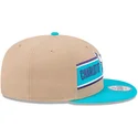 charlotte-hornets-nba-new-era-brun-och-bla-flat-keps-snapback-9fifty-draft-2024