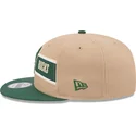 brun-och-gron-platt-snapback-keps-9fifty-draft-2024-fran-milwaukee-bucks-nba-av-new-era