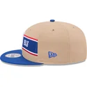 gorra-plana-marron-y-azul-snapback-9fifty-draft-2024-de-nba-de-new-era