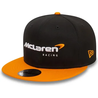 Svart och orange snapback 9FIFTY Essentials från McLaren Racing Formula 1 av New Era