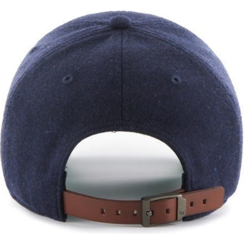 47-brand-curved-brim-leather-strapnew-york-yankees-mlb-clean-up-navy-blue-cap