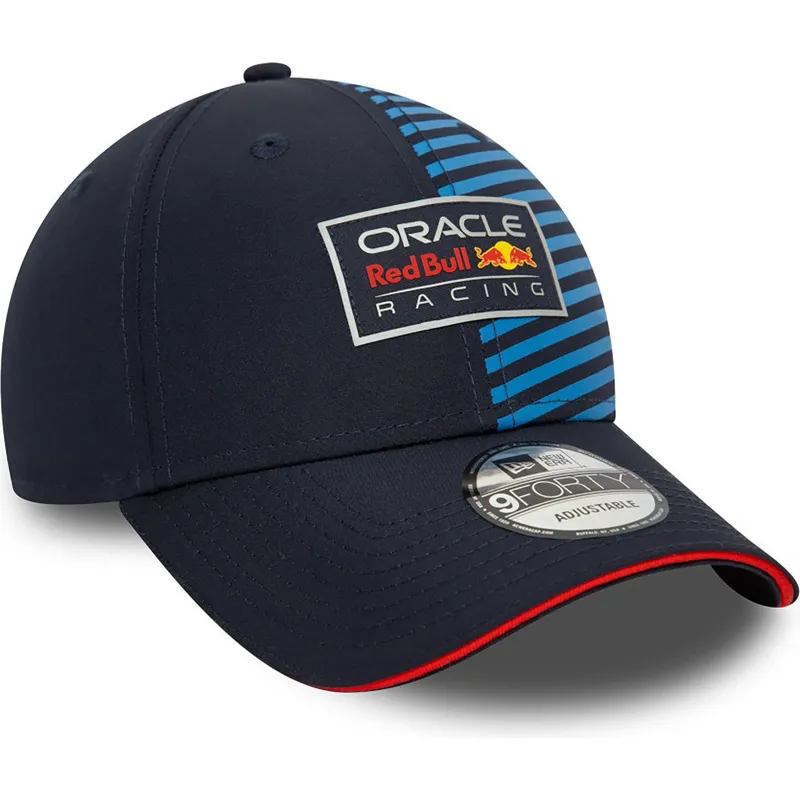 kepsar-curva-marinbla-snapback-9forty-fran-red-bull-racing-formula-1-av-new-era