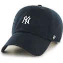 morkbla-bojd-keps-med-litet-new-york-yankees-logo-mlb-clean-up-fran-47-brand