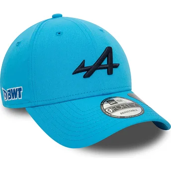 Blå böjd snapback keps 9FORTY Essential REPREVE från Alpine F1 Team Formula 1 av New Era