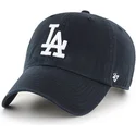 los-angeles-dodgers-mlb-clean-up-svart-bojd-keps-fran-47-brand