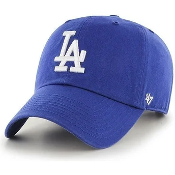 Blå Los Angeles Dodgers MLB Clean Up kurvkeps från 47 Brand