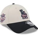 beige-och-marinbla-bojd-skarmkeps-snapback-9forty-stretch-snap-4th-of-july-los-angeles-dodgers-mlb-fran-new-era