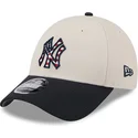 beige-och-marinbla-bojd-keps-snapback-9forty-stretch-snap-4th-of-july-new-york-yankees-mlb-fran-new-era