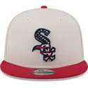 beige-och-rod-platt-keps-snapback-9fifty-4th-of-july-fran-chicago-white-sox-mlb-av-new-era