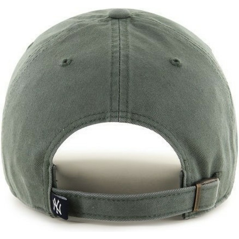 47-brand-curved-brim-dark-green-logo-new-york-yankees-mlb-clean-up-green-cap