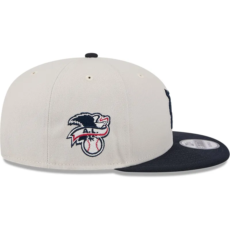 beige-och-marinbla-platt-keps-snapback-9fifty-4th-of-july-fran-detroit-tigers-mlb-av-new-era