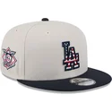 new-era-los-angeles-dodgers-mlb-9fifty-4th-of-july-beige-och-marinbla-snapback-flat-keps