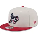 beige-och-rod-platt-keps-snapback-9fifty-4th-of-july-fran-oakland-athletics-mlb-av-new-era