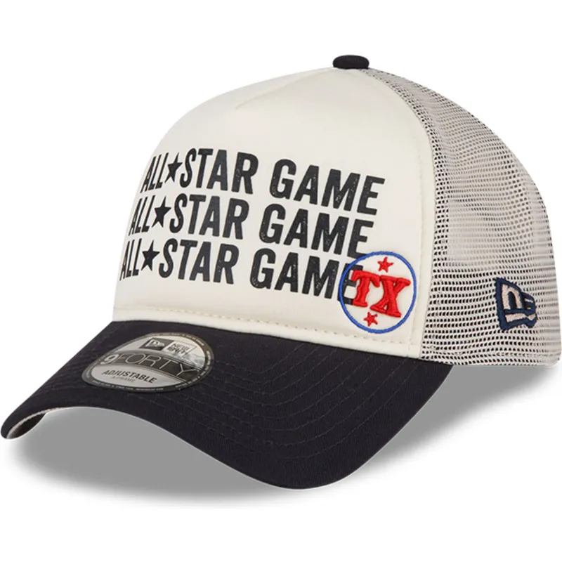 gorra-trucker-beige-och-marinbla-a-frame-all-star-game-texas-rangers-mlb-fran-new-era