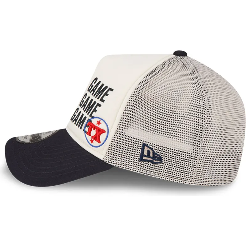 gorra-trucker-beige-och-marinbla-a-frame-all-star-game-texas-rangers-mlb-fran-new-era